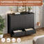 Commode 10 tiroirs, commode en bois moderne avec texture naturelle pour la chambre à coucher et le salon-284364708