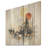 Modern Black And Yellow Forest Landscape IV - Abstract Landscape On Wood Print-1527462665