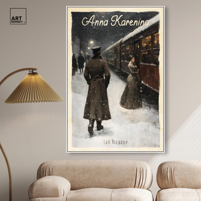 Anna Anna Karenina, toile de livres célèbres par Art Remedy