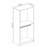 Modern White Wardrobe, 100% Melamine Coated Particle Board, 35.4 x 82.7 x 20.5 inches | Durable & Stylish Design, Perfect for Bedroom & Storage Solutions | Sleek Solid Color Finish, Spacious Interior-2134998048