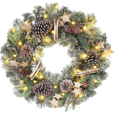 Faux 13.8'' Wreath