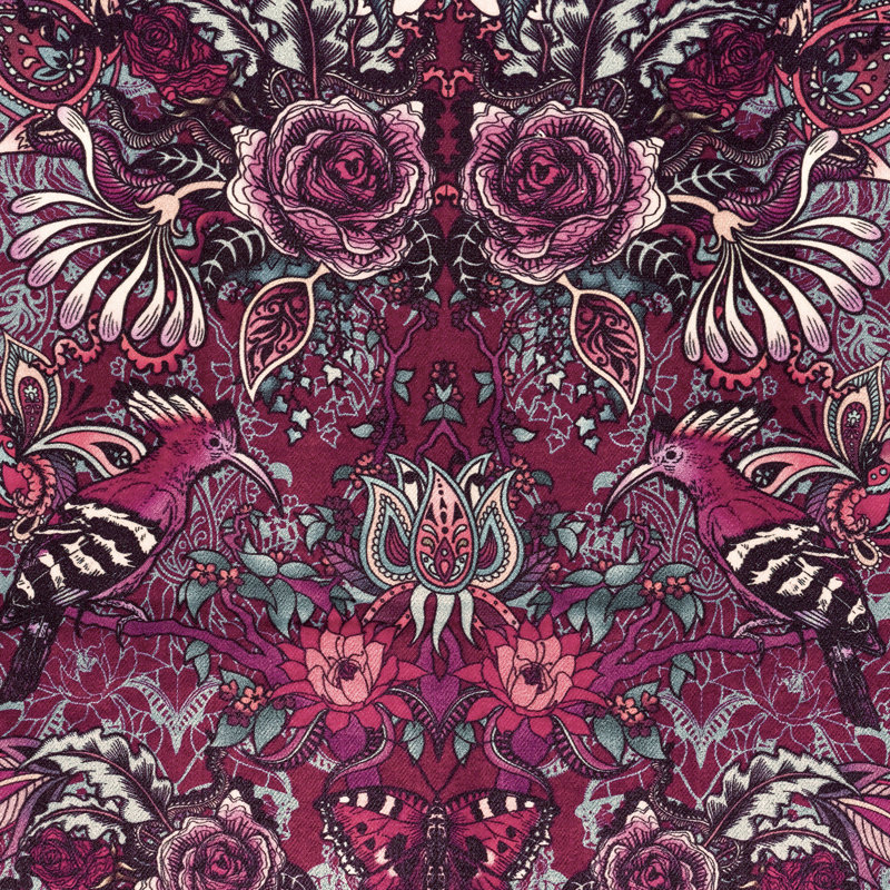 Boutique Lisse Cerise Fabric