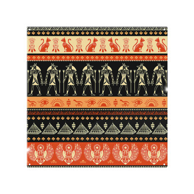 Egyptian Heiroglyphs In Splash Back