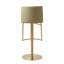 Bergamyer Swivel Upholstered Adjustable Height Bar Stool with Stainless Steel Frame-239548705