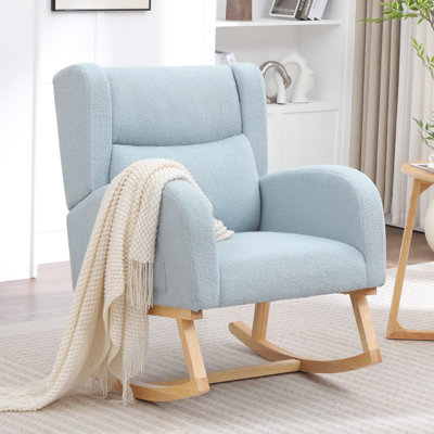 Chaise berçante en bois de qualité supérieure | Décoration de salon