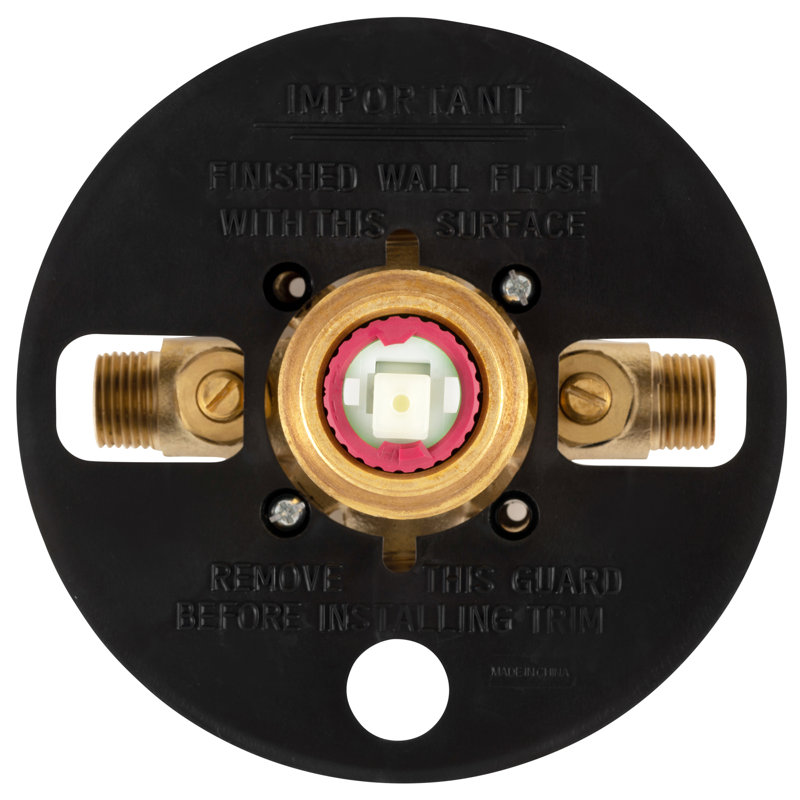 Brushed Gold Pressure Balance Shower Valve with Lever Handle