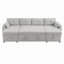 Canapé-lit modulaire en forme de U avec canapé-lit de 107 po avec amplement d'espace de rangement et ports USB pour le salon-1332395348