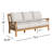 Brunswick 75.5'' Wide Teak Patio Sofa with Cushions-2143801514-2070574051