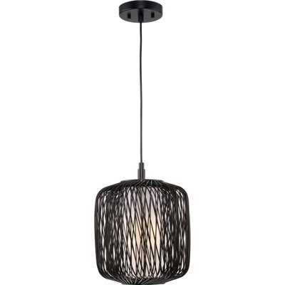 Luminaire suspendu cylindrique à 1 lumière Annasofia