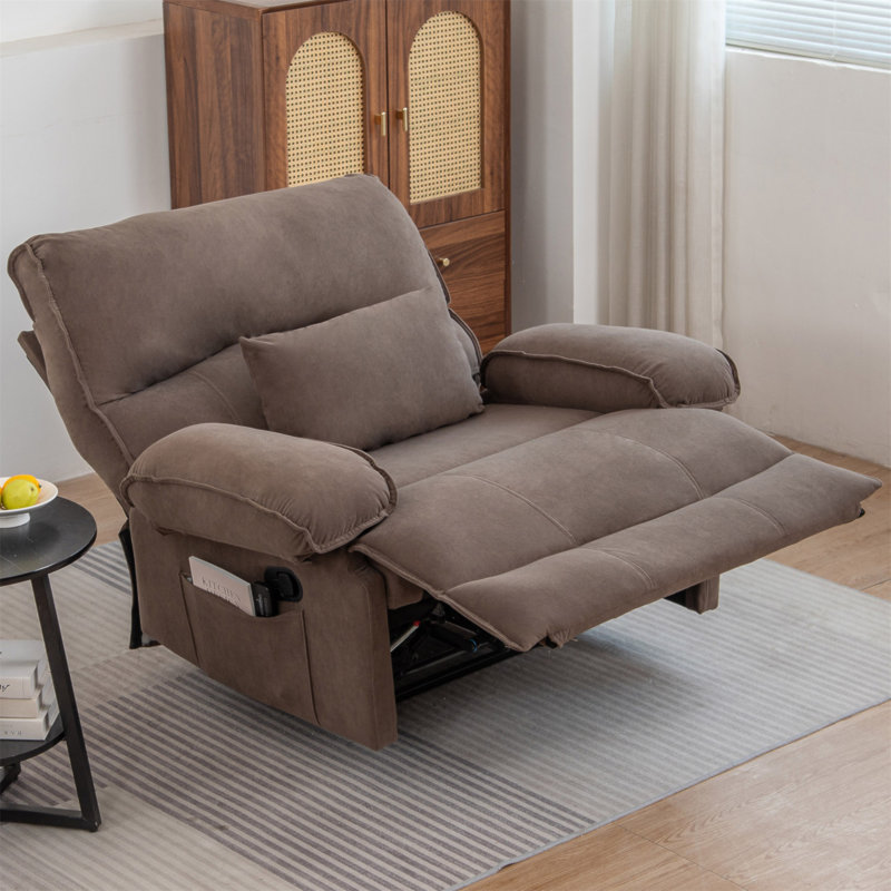 Fauteuil inclinable manuel surdimensionné pour le salon