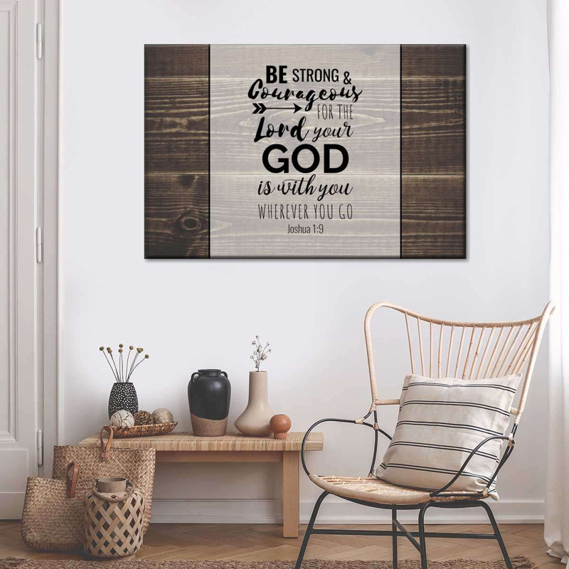 God With You Canvas Print, 8" H x 12" W x 1" D
