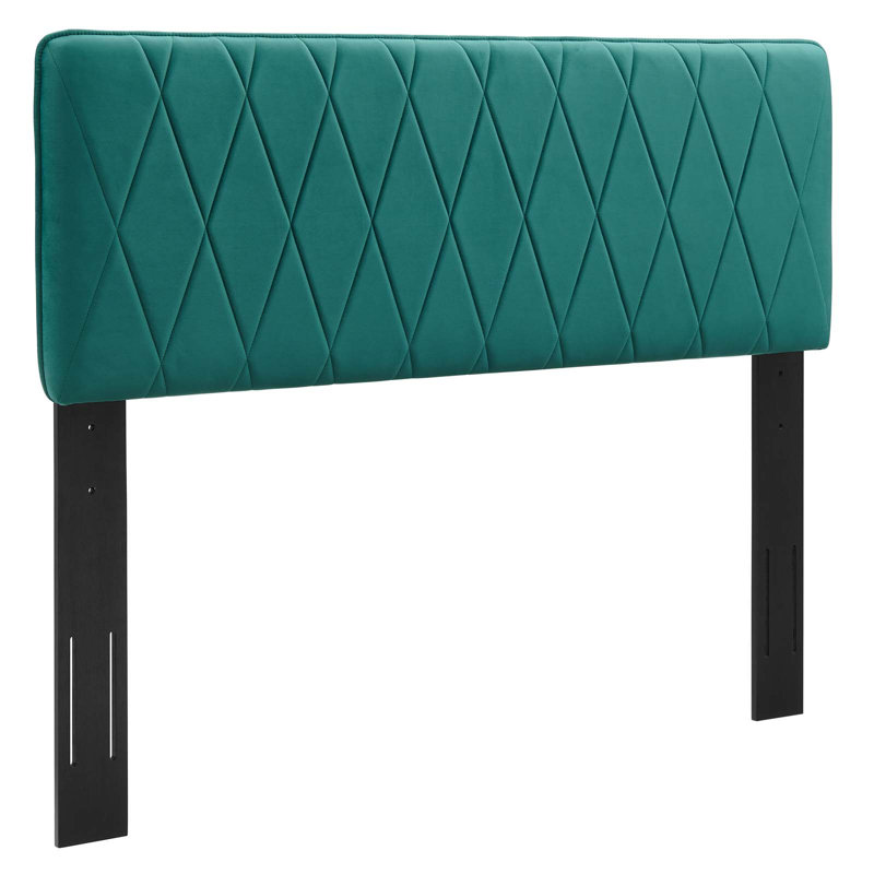 Modway Leila Performance Velvet King/California King Headboard, Teal