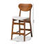 Upholstered Counter Stool with Solid Wood Frame-1208914362