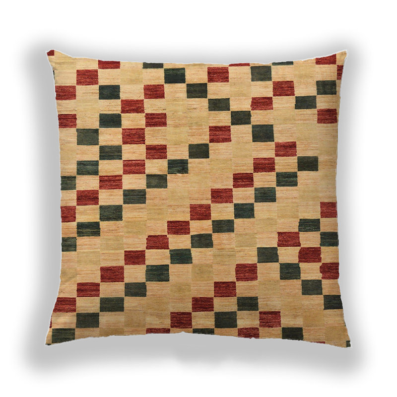 Coussin décoratif abstrait 254, Microsuède
