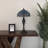 Gleb Tiffany Table Lamp Stained Glass Dragonfly LED Bulbs Included 12'W*12"D*22"H-29639944