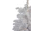 Arbre de Noël artificiel blanc moyen 3 pi avec lumières DEL claires