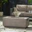 Foyer d'extérieur 40 po au propane rectangulaire en béton 40 000 BTU (couvercle de réservoir non inclus)-1724046350