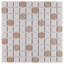 Crystalline Square 1.1" x 1.1" Porcelain Grid Mosaic Wall & Floor Tile-1787685493