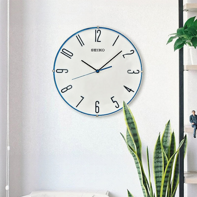 White Round Analog Wall Clocks