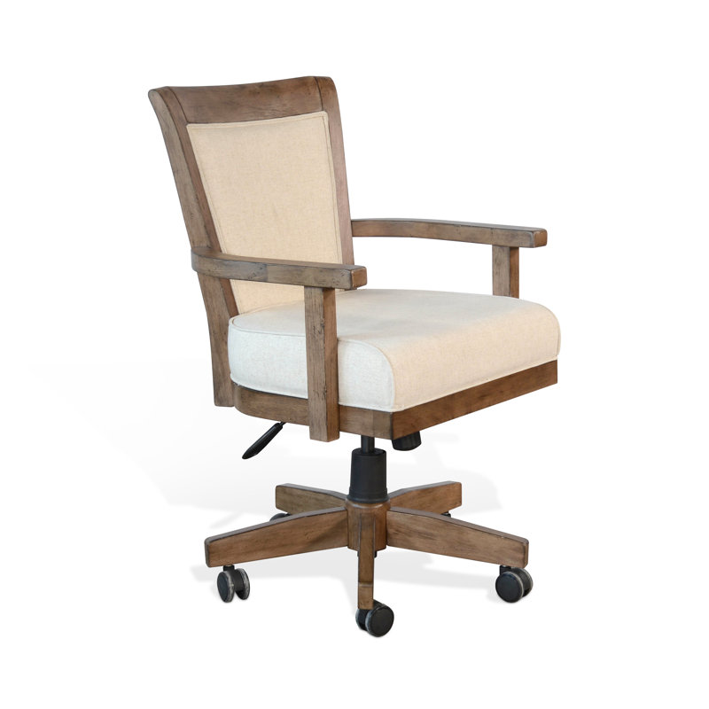 Heanor Executive Chair, Vinyl Buckskin, Brown