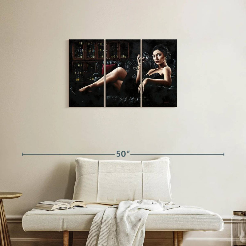 Leisha After Dinner, 20" H x 33" W
