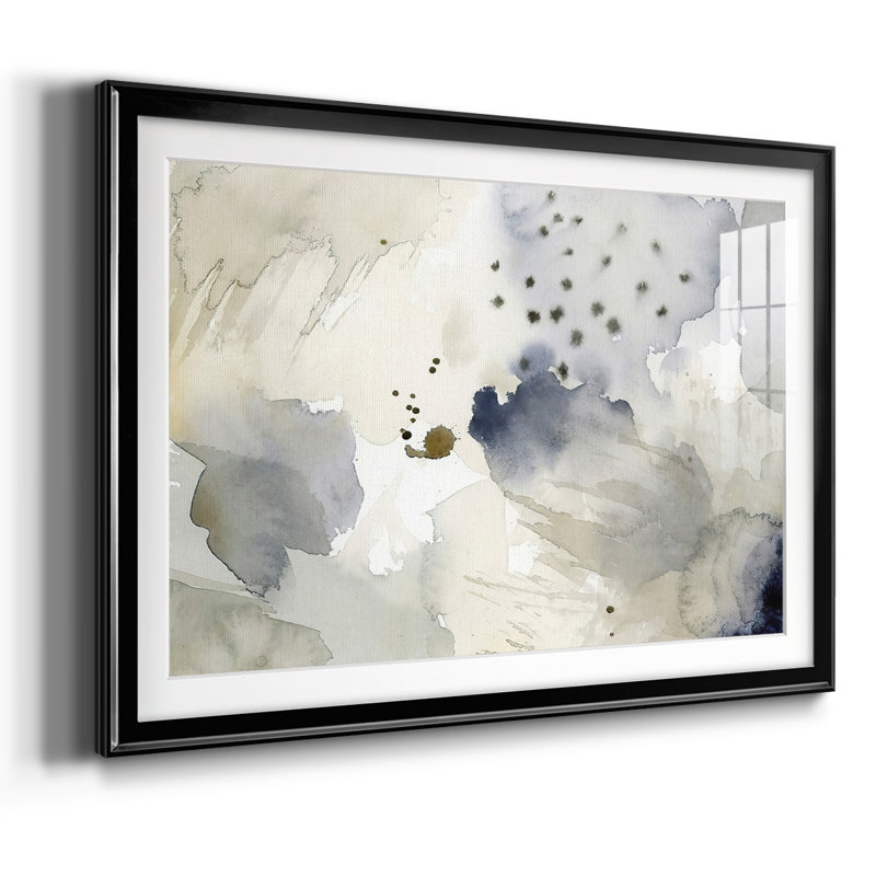 Bergamote séchée en brume II, H 19 po x l 27 po x P 1,5 po, Noir