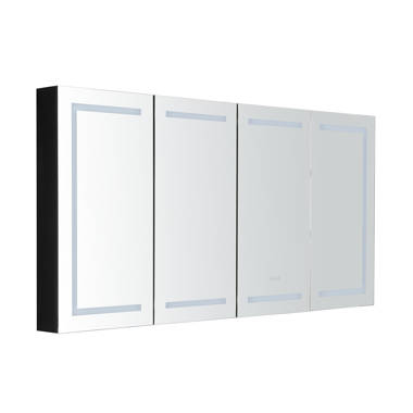 Svange 8442DLLRR 84″ X 42″ LED Medicine Cabinet w/Dimmer & Defogger - Krugg  Reflections USA