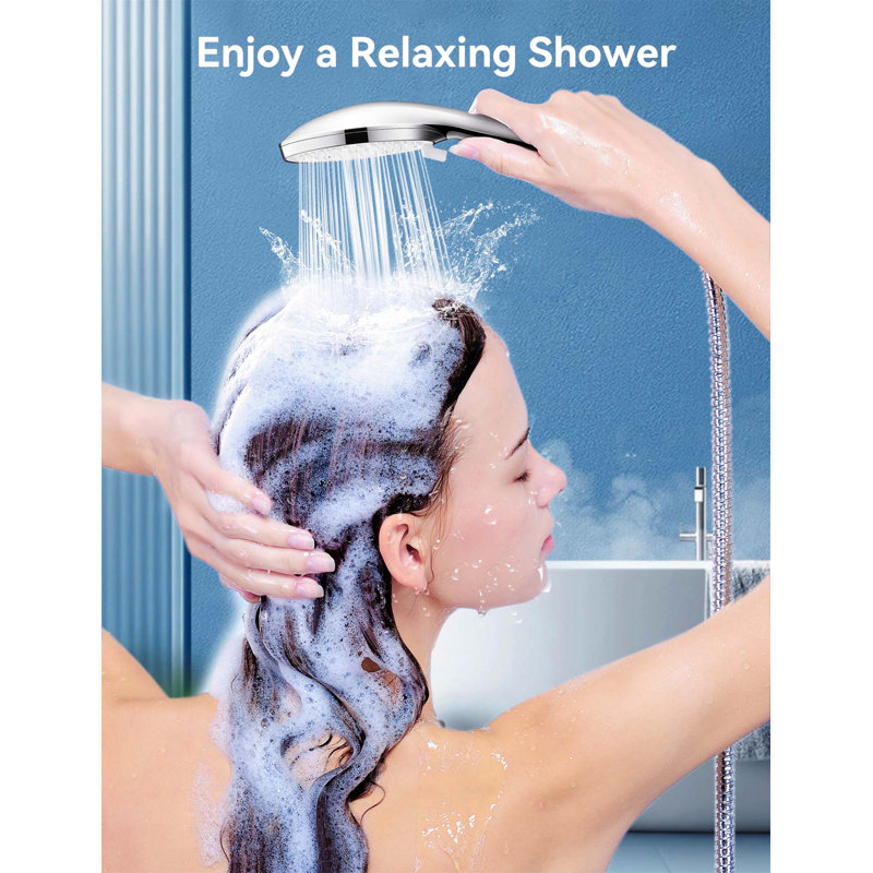 Handheld Shower Head, Silver