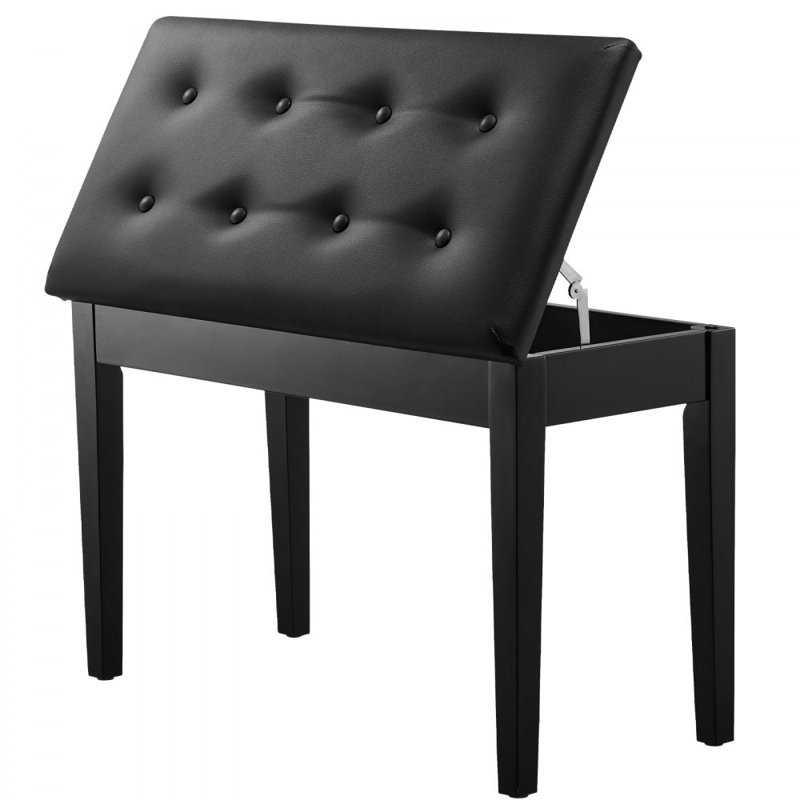 Tabouret de bibliothèque en bois Duet, H 19 po x l 29,5 po x P 14 po