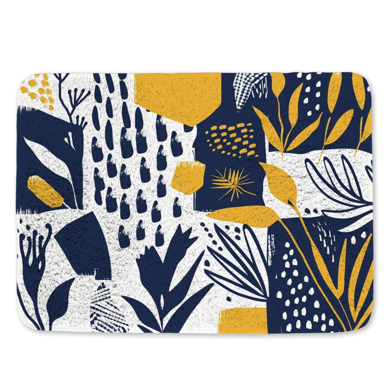 Leaunna Microfiber / Microsuede Bath Mat, Single - 24" L x 17" W