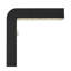 Alya Black 20cm H Solar Powered Frosted Glass Outdoor Flush Mount