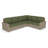 Henri 116" W Outdoor L-Shaped Sectional with Sunbrella Cushions-2070481163