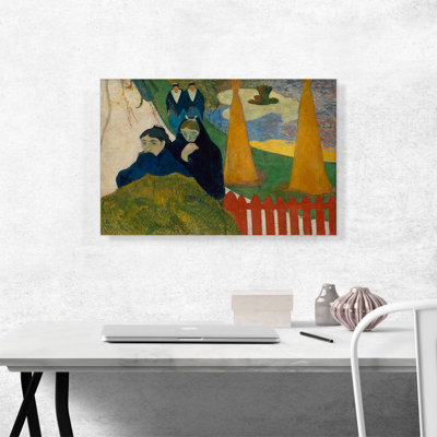 «Mistral - Arlesiennes 1888» par Paul Gauguin, reproduction d'art sur toile tendue
