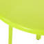 Mobilier de bistro vert lime, structure en fer thermolaqué, 2 chaises et 1 table incluses, conçu pour l'extérieur, tendance et
