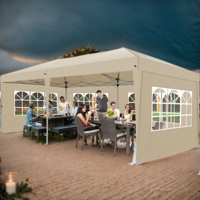 10x20 Pop Up Canopy with Sidewalls