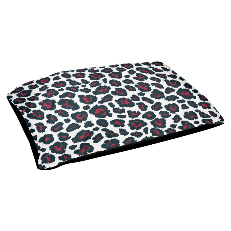 Coussin d'extérieur Seattle, Petit (l 18 po x P 28 po x H 4 po), Blanc / rouge combat / bleu acier profond