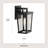 One-Light Black New Traditional Outdoor Wall Lantern-1444817992