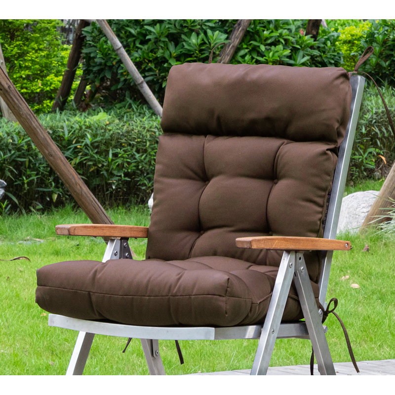 Cassella Outdoor 4'' Seat Cushion, Brown
