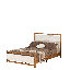 Grand lit plateforme tapissier, lin crème-130544688-130544689