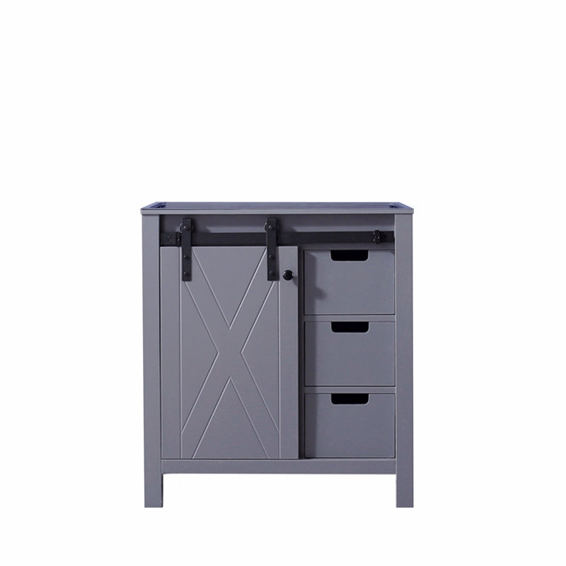 Meuble-lavabo de salle de bain 30 po X P 22 po D, Gris
