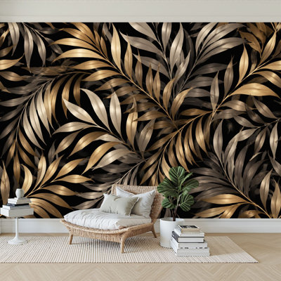 Papier peint adhésif auto-adhésif moderne pour la chambre à coucher L 69 po x l 96 po Peel and Stick
