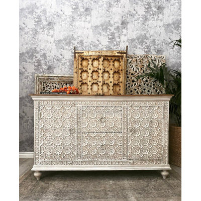 Amritha 148cm Solid Wood Sideboard