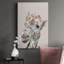 Peek a Boo Giraffe I - Impression sur toile tendue-1740012748