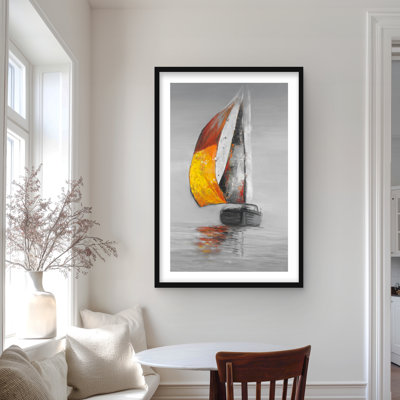 Voile - salon contemporain imprimé avec passe-partout