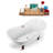 60" Streamline Clawfoot Soaking Acrylic Bathtub-76223412-90763959
