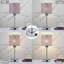 Lampe de table USB en métal Preesall-87459535