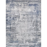 Intrigue Area Rug in Navy Blue