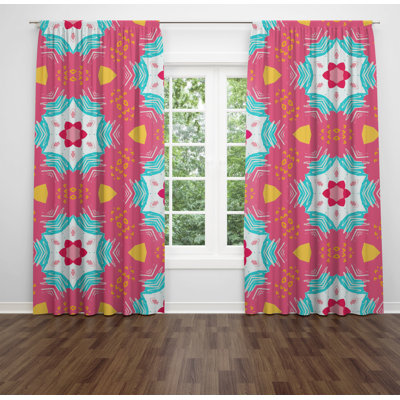 Paire de rideaux obscurcissant en polyester Vernay