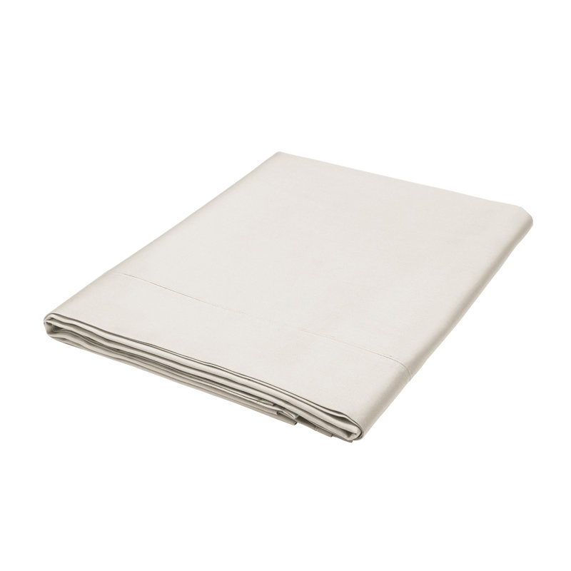 BOB 600TC EQYPTIAN COTTON Flat Sheet, Kingsize (5'), Cream
