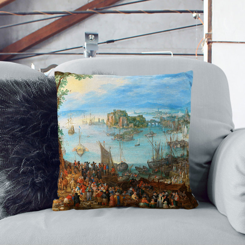 Square Cushion, 40cm H x 40cm W x 15cm D